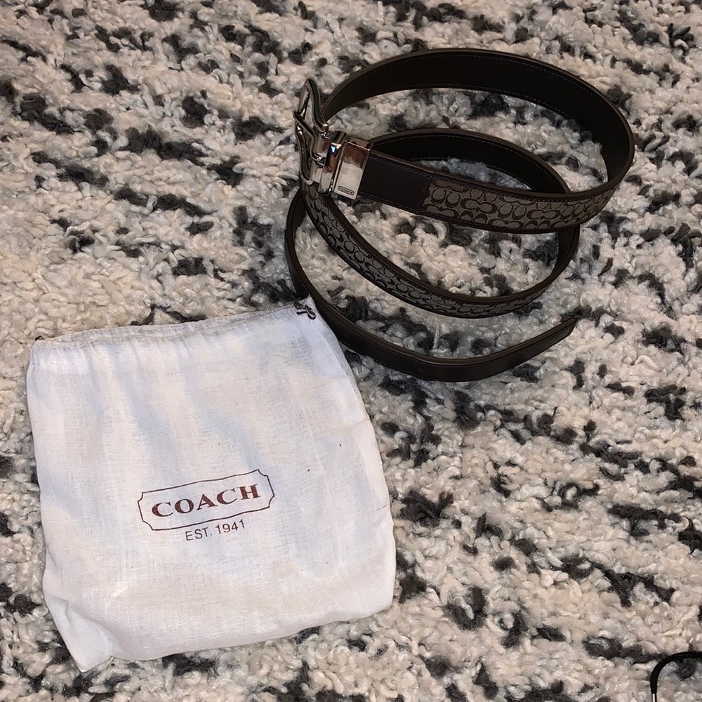 Reversible Coach Belt Brown